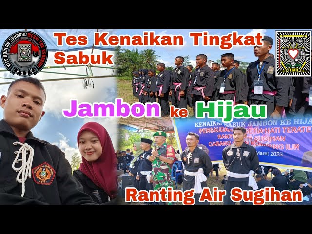 Air Sugihan Day Vlog | Tes Sabuk Jambon ke Hijau Terbaru 2023 (1080p) class=