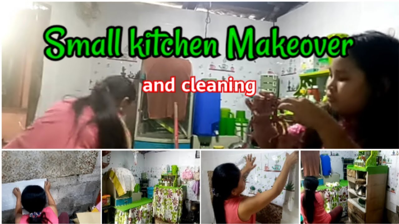 Small kitchen makeover in our simple home. Silent Vlog