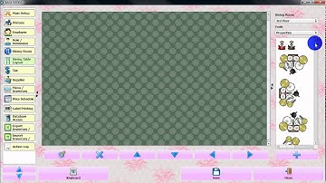 Creating modifying restaurant dinning room table layout