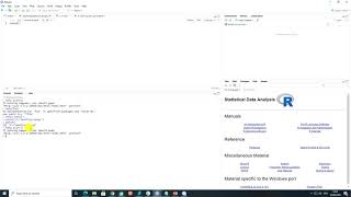 Getting started RStudio