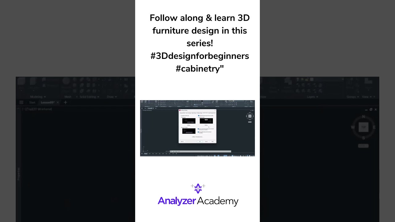 Follow along and learn 3D furniture design 
