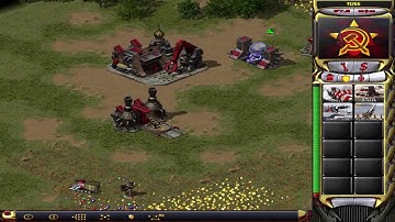 Red Alert 2  A quick build of a Soviet Base against Yuri