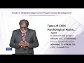 ECE301 Psycho Social Development of the Child Lecture No 183
