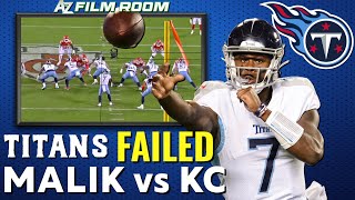 How the Titans FAILED Malik Willis vs the Chiefs: Film Breakdown