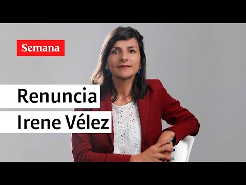 Urgente: Irene Vélez se va del Ministerio de Minas, en medio de varias investigaciones