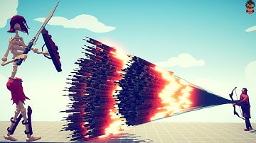 FIRE ALL WEAPONS AT THE GIANT SKELETON WARRIOR | TABS - Totally Accurate Battle Simulator