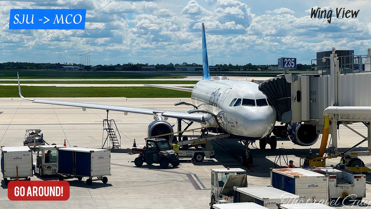 (4K) JetBlue Airways A320 Flight from San Juan to Orlando International Airport!
