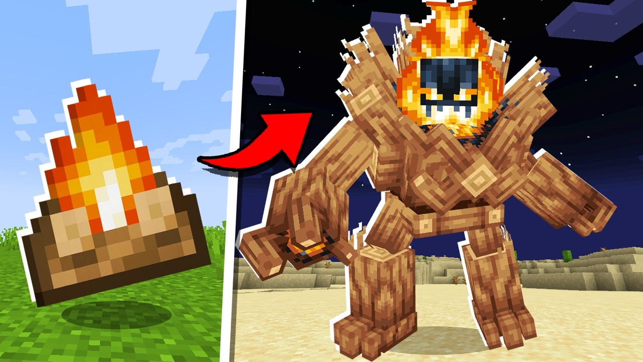 Convertí TODOS los ITEMS en MOBS en Minecraft