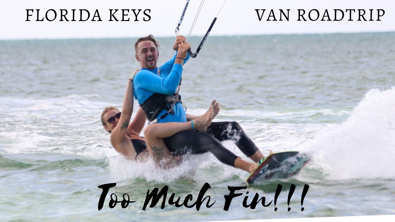 Florida Keys Kiteboarding Van Roadtrip! (Epic fun with friends!!!)