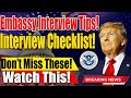 How to Prepare for Your U S Embassy Interview Complete Checklist