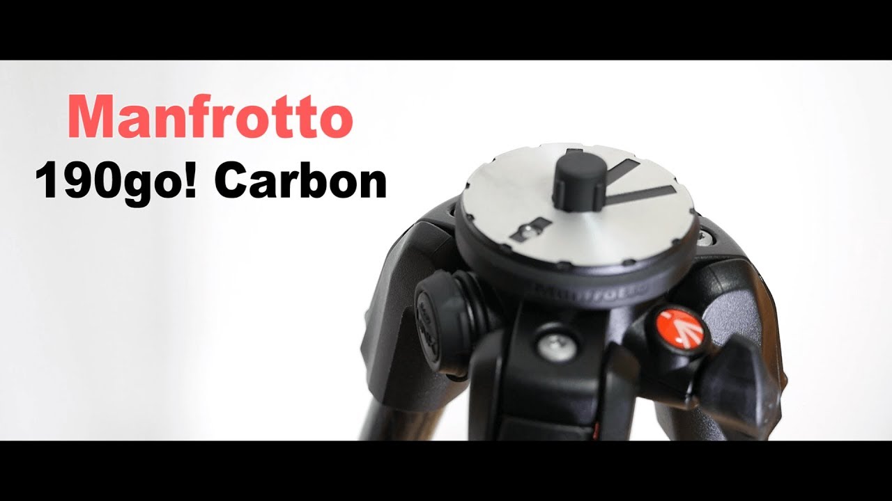これは良い!! カーボン三脚 Manfrotto 190go!【VLOG #7】 - YouTube