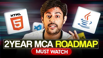 MCA 2 Years Complete Roadmap | Complete guidance with resources💯