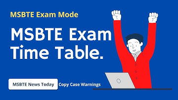 Msbte Winter 2021 Exam Time Table Theory & Practical Declared | OMG 😍Warning Copy Case Honge.