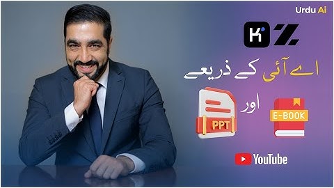 How to Make PPT & eBooks with AI | Z.ai + Kimi Full Tutorial in Urdu