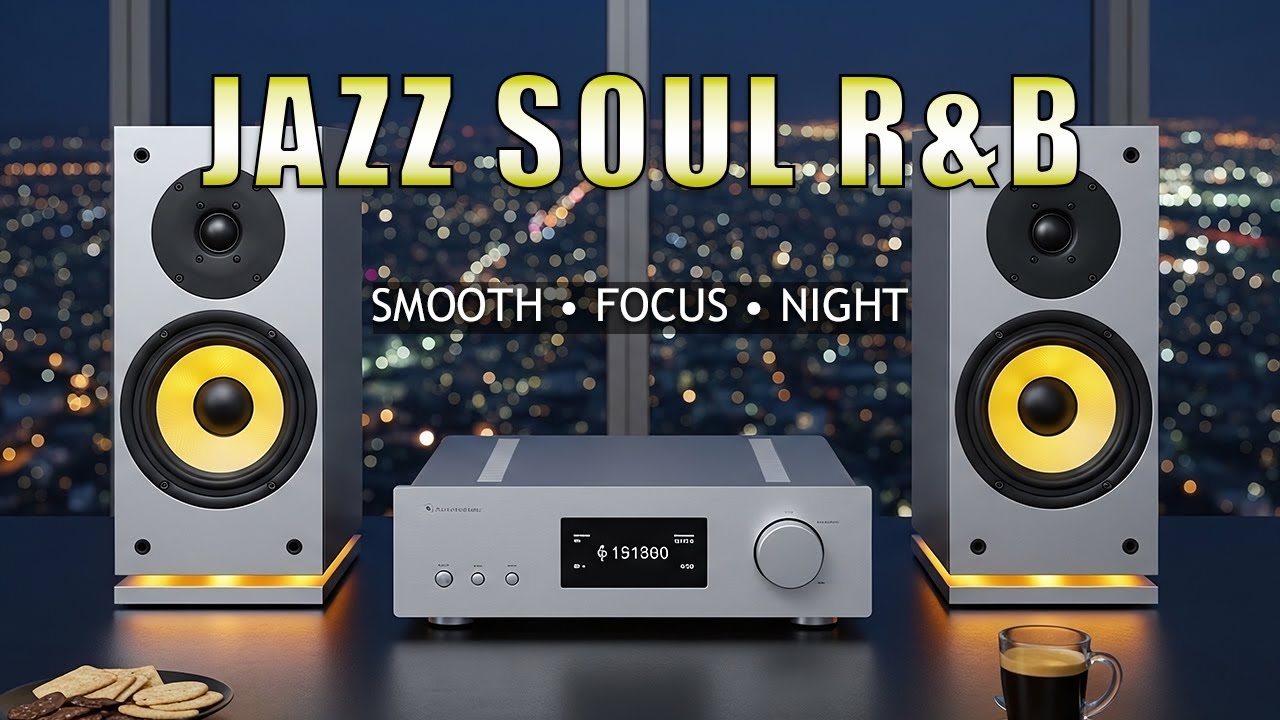 Smooth Jazz & Soulful R&B – Best Relaxing Instrumental Music for Focus & Chill Vibes ☕🎷
