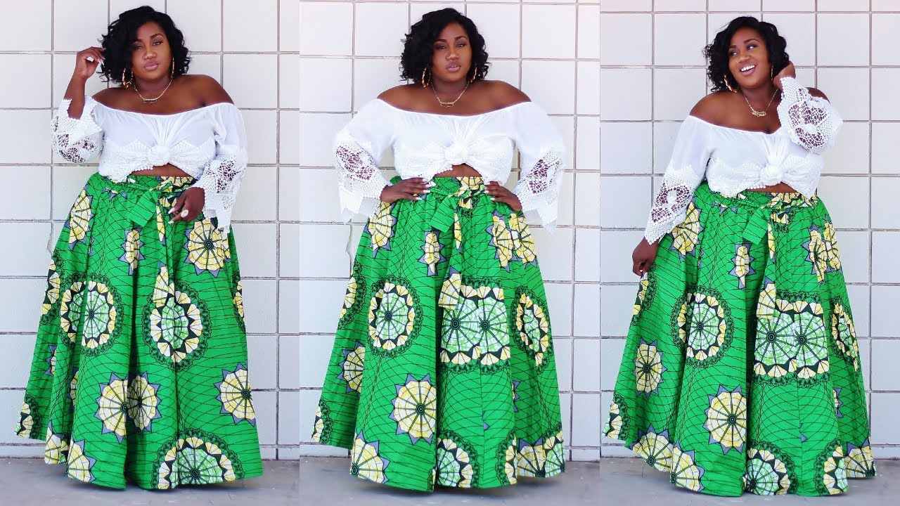 Online african print dress designs with lace draper formal from