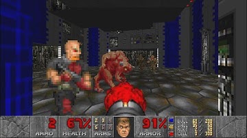 Ultimate DOOM - E1M6 Central Processing: Any% Speedrun in 59,80s
