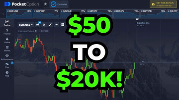 Pocket Option - $50 To $20,000 In 1 Month With A Simple Strategy