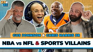 NBA Playoffs, Great NBA vs NFL Sports Debate 🗣️ Gus Johnson &amp; Chris Harris Jr | GoJo &amp; Golic | May 8