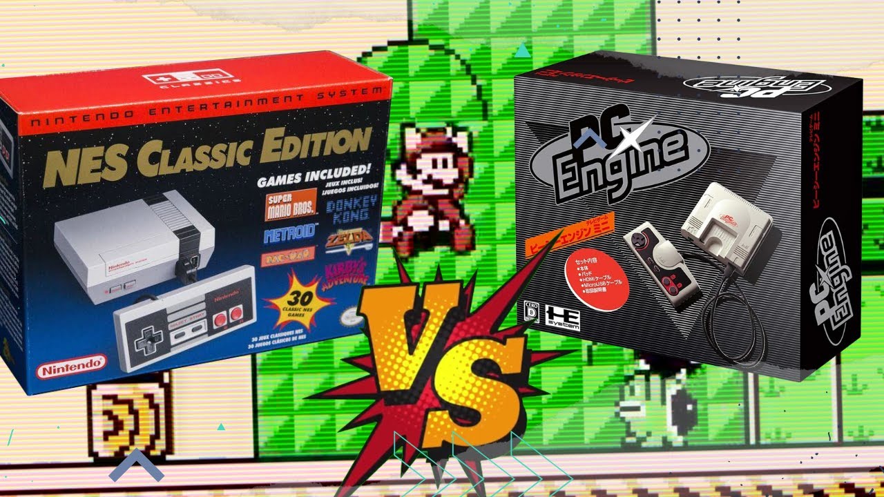 Это НЕСПРАВЕДЛИВОЕ СРАВНЕНИЕ мини-консолей? Возможно, НЕТ — NES Classic mini против PC Engine mini.