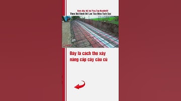 Cách nâng cấp 1 cây cầu cũ  | #Buoile62 #thichletan