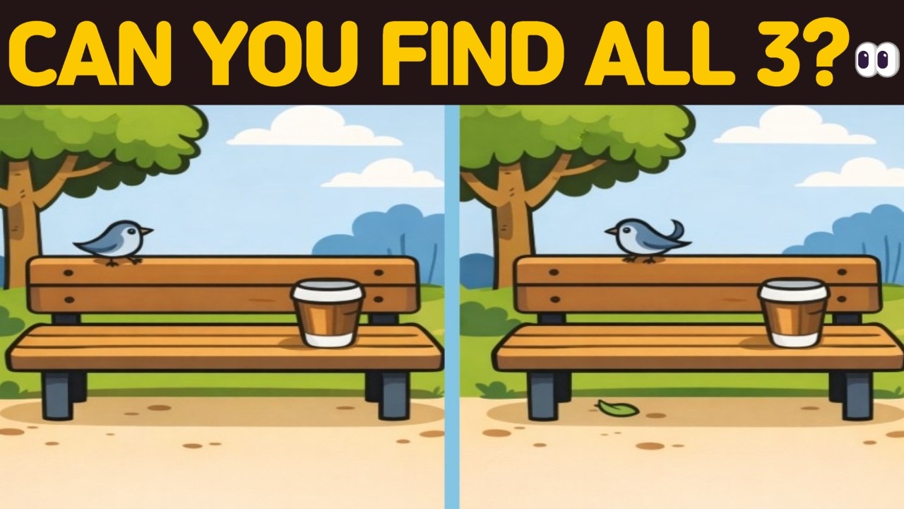 【findthedifference 】can you find all 3?#games  #gaming #puzzle #脳トレ #틀린그림찾기 #퀴즈 #braingames  #치매예방