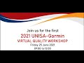 Unisa  garmin virtual quality workshop