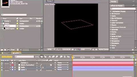 Adobe After Effect CS5 Tutorial - Import 3D Layer