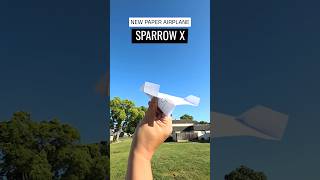 New Paper Airplane Test Flight - It stalled at 90 degrees - Do you know why?