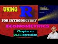 Using R for Introductory Econometrics|| Chapter 02|| OLS Regression||#R#OLS#Regression