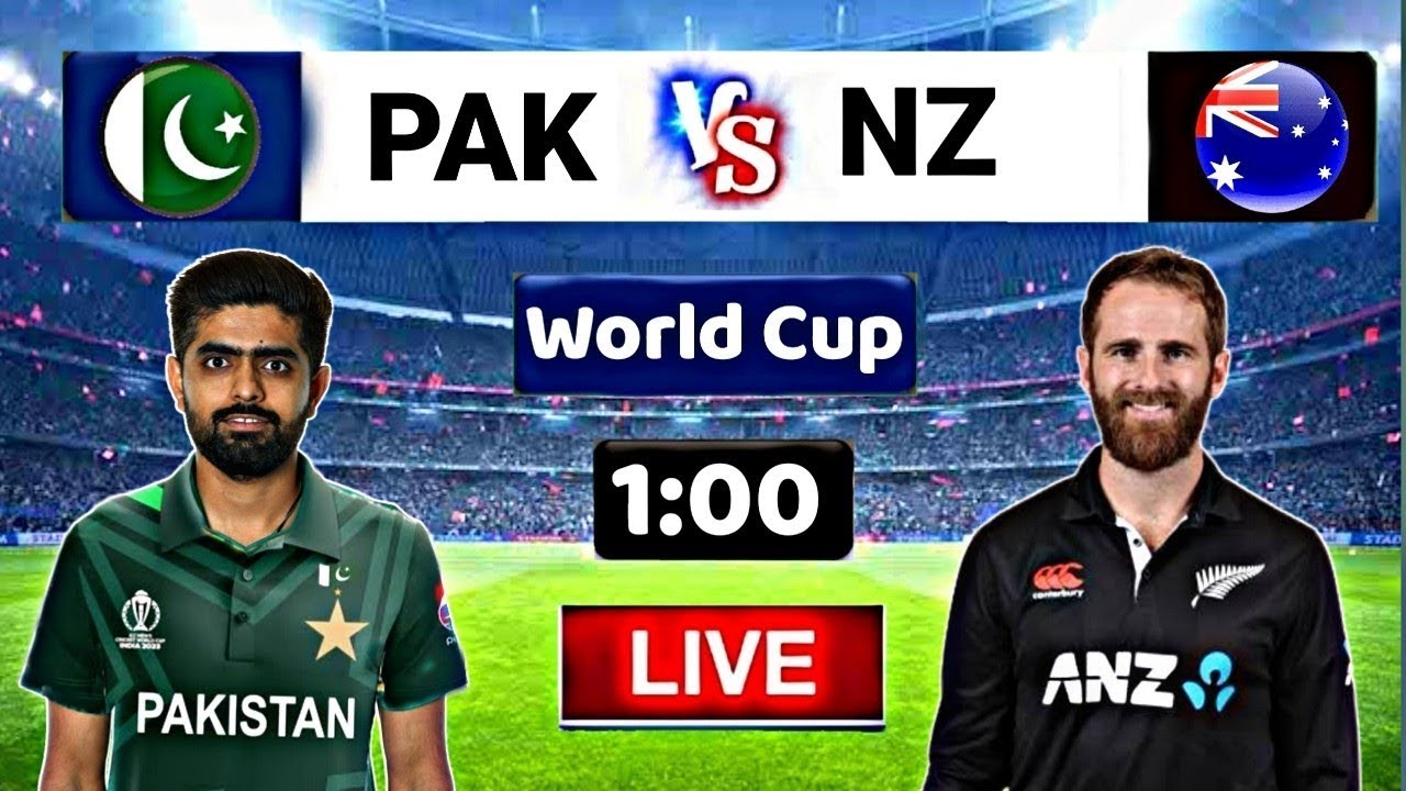 Pakistan Vs New Zealand World Cup 2023 Match Live • Pak Vs Nz Warm Up Match 2023