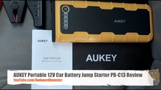 AUKEY Portable 12V Car Battery Jump Starter PB-C13 Review