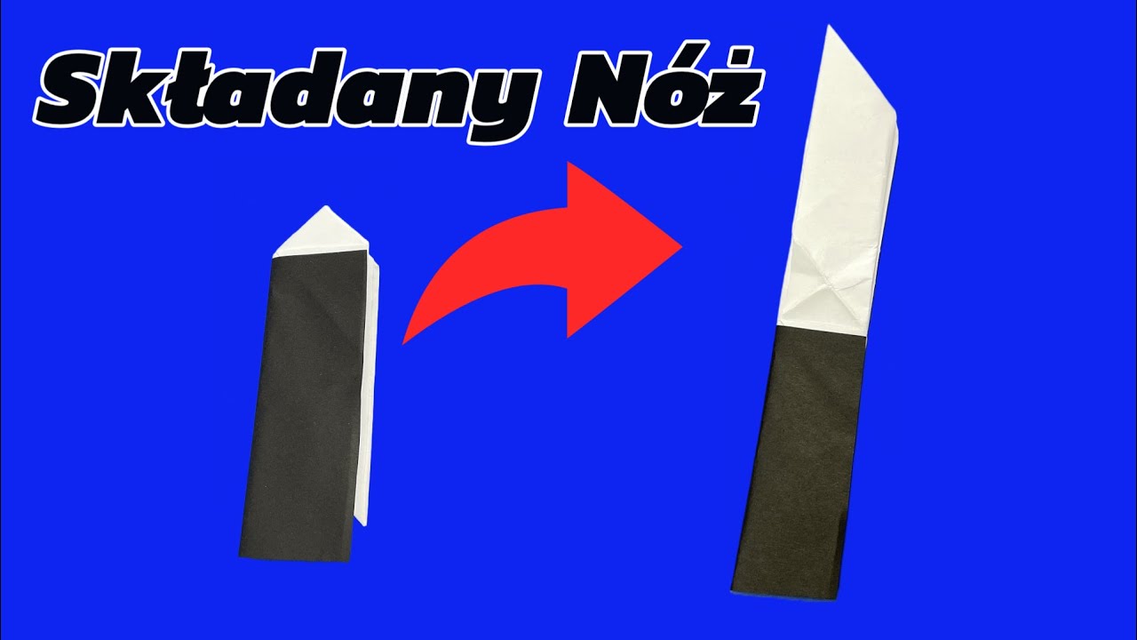 Jak Zrobić Rogi Diabła Z Papieru Jak Zrobić Nóż Składany z Papieru GTA 6 | Ukryty Nóż | Papierowa Broń