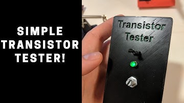 Simple Transistor Tester