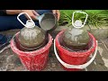 Good ideas  how to cast simple cement flower pots with plastic buckets