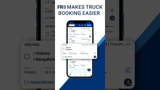 Know how to Book your Truck in 7 easy steps | FR8 Book App  #truck  #transporters screenshot 1