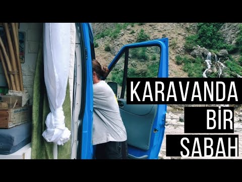 KARAVANDA BİR SABAH ( Kapuzbaşı Şelalesi)