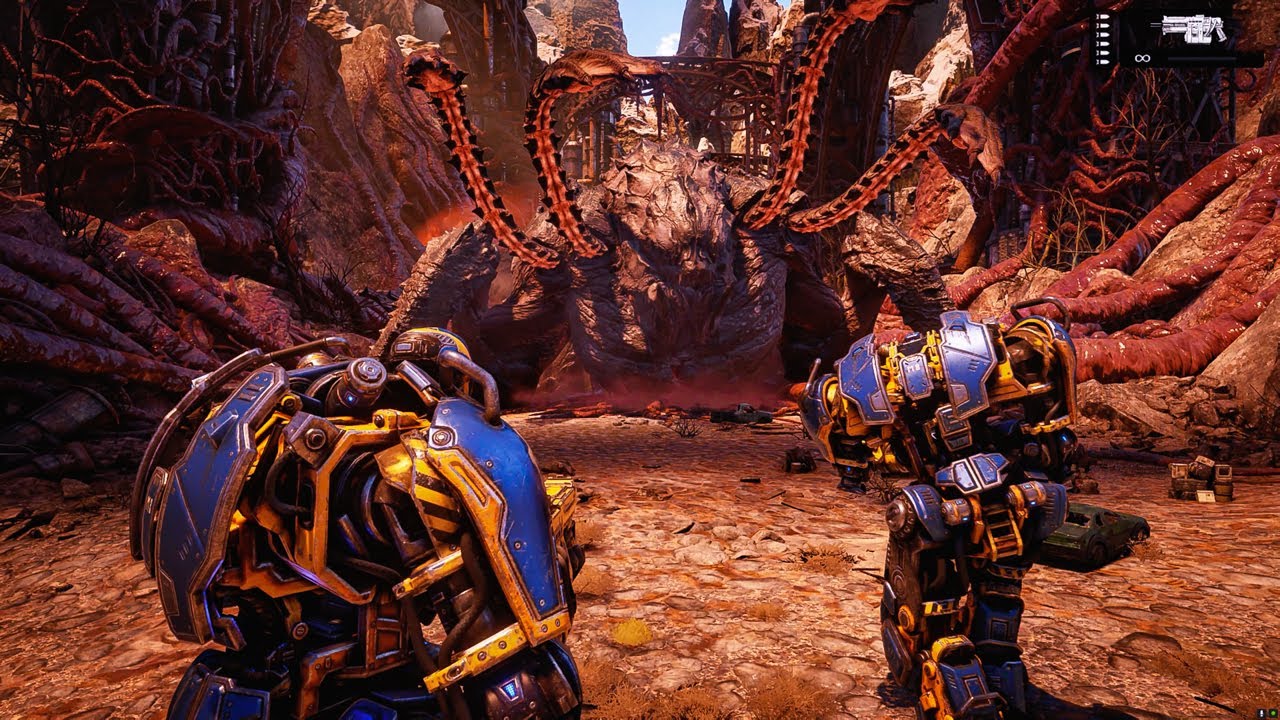 Gate Crashers The Final Boss Fight Gears Of War 4 YouTube