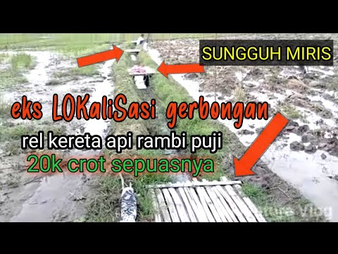 nyata eks LOK4liSas1 sungguh miris beralaskan bambu di tengah sawah