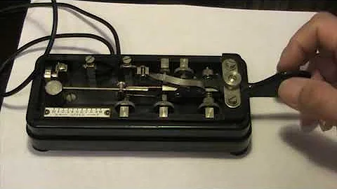 Japanese Hi-Mound BK-100 Semi-automatic Telegraph Key