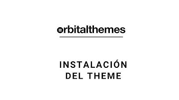 Tutorial Orbital Theme - Instalar el tema