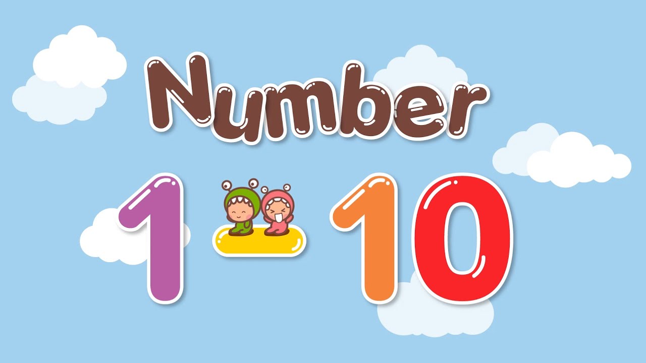 นับเลขภาษาอังกฤษ 1 - 10 สำหรับเด็ก | LITTLE MONSTER KIDS