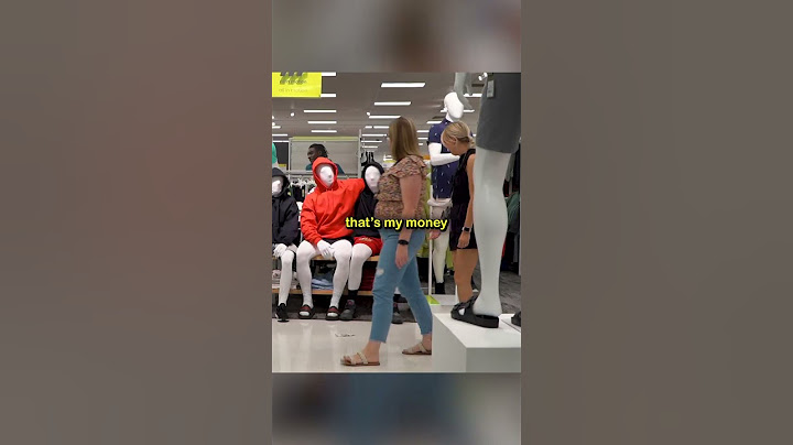 Fake Mannequin Scare Prank @SethMeiring