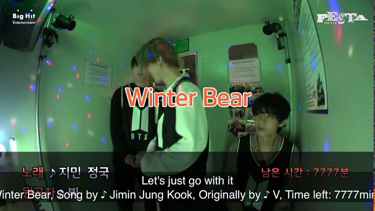 Winter Bear by Jungkook and Jimin Special guest V 2020 FESTA BTS 