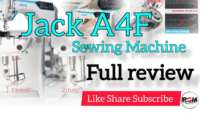 Jack A4F Sewing Machine// Digital footlifter and Bartack locstick Machine