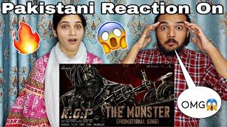 The Monster Song REACTION - KGF Chapter 2 | Adithi sagar | Ravi Basrur | Yash | Sanjay Dutt