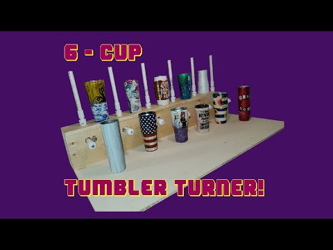 HOW TO BUILD a 6-Turner Tumbler Turner for CHEAP