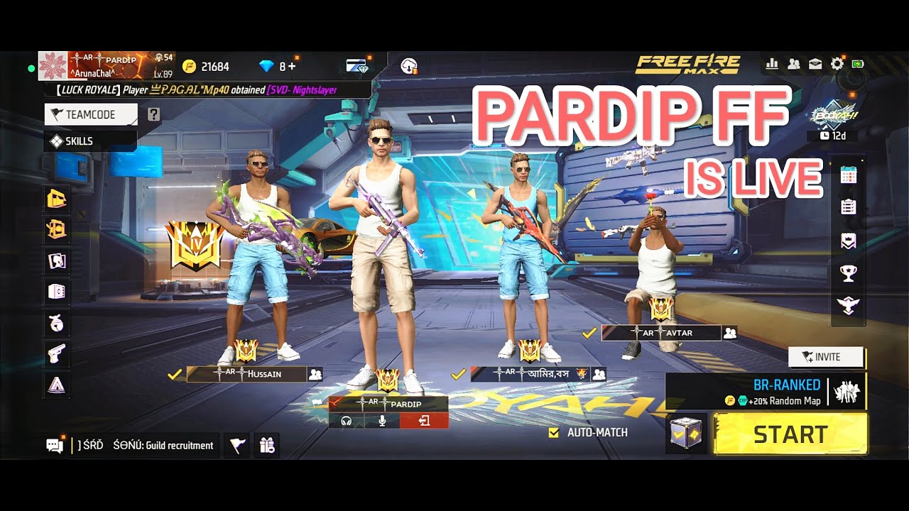 New Season Br Ranked 30 Road To Top 1 Grandmaster #FREEFIRELIVE # ...