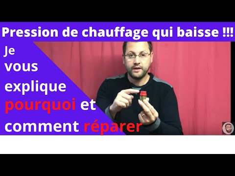 Pression de chaudière (chauffage)qui baisse, je vous explique pourquoi!