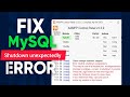 Fix MySQL Shutdown Unexpectedly in XAMPP | MySQL Not Starting Problem Solved (100% Working) Hindi